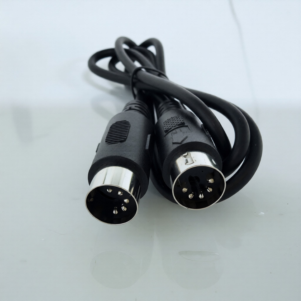 Cable MIDI de Cinco Pines con Doble Conector - imagen 1