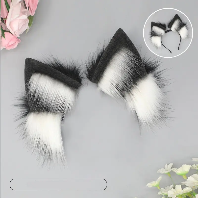 Comic Convention Prop Articulated Cat Ears Hair Clip Hair Accessory Simulated Headband