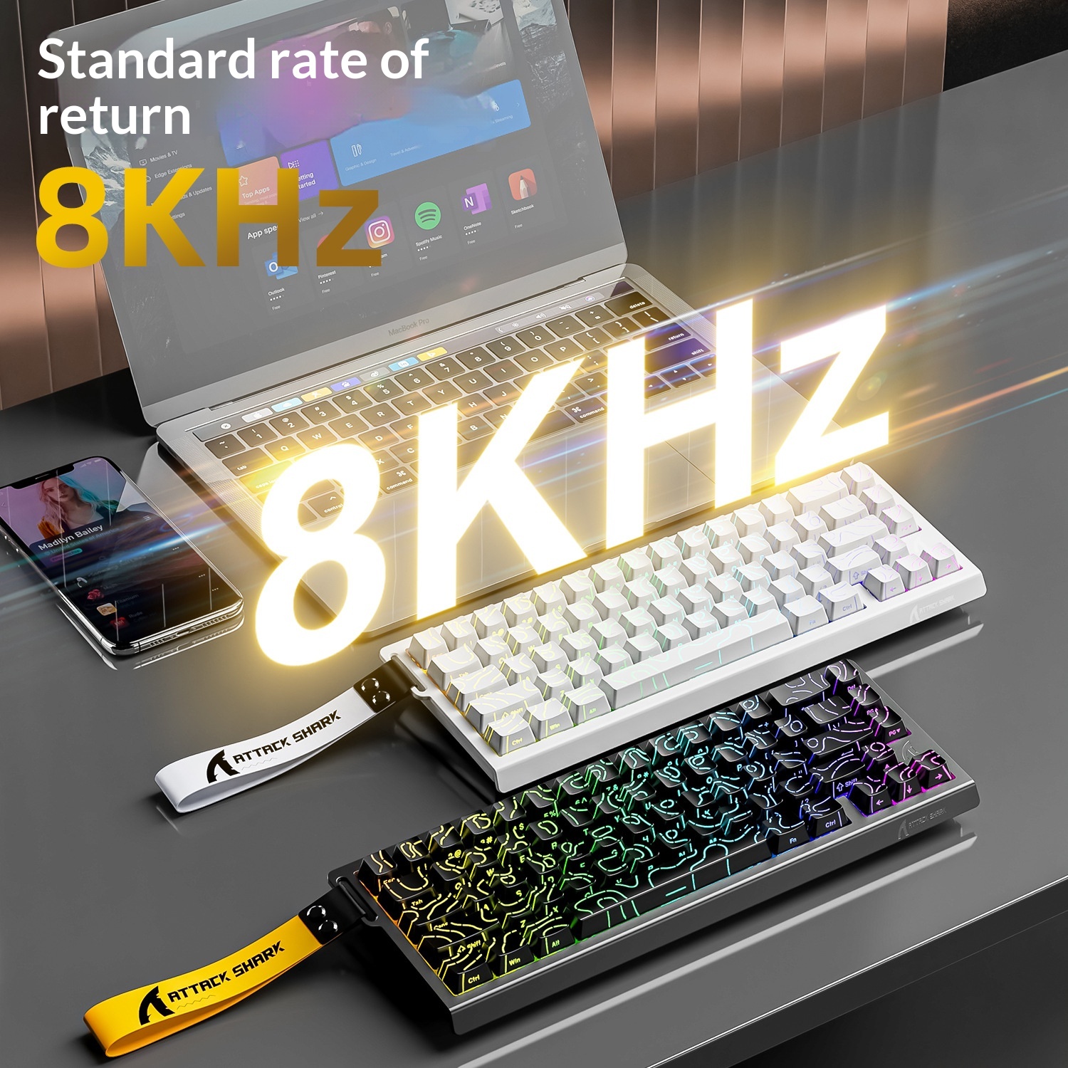 Wired RGB X68HE Magnetic Axis Mechanical Keyboard