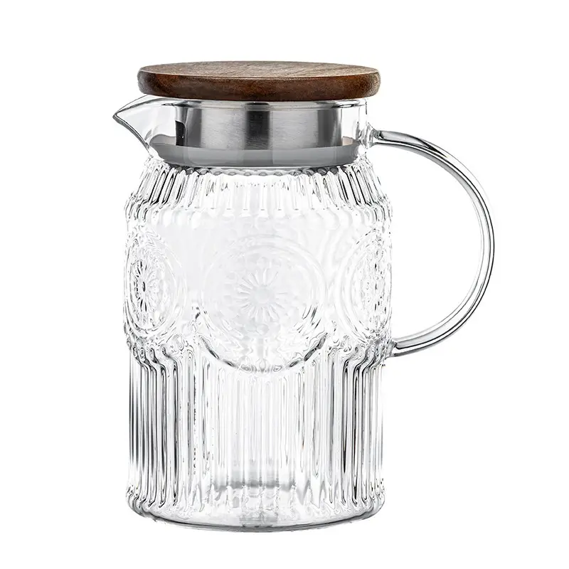 High-borosilicate Glass Cold Water Pitcher High-temperature Resistant