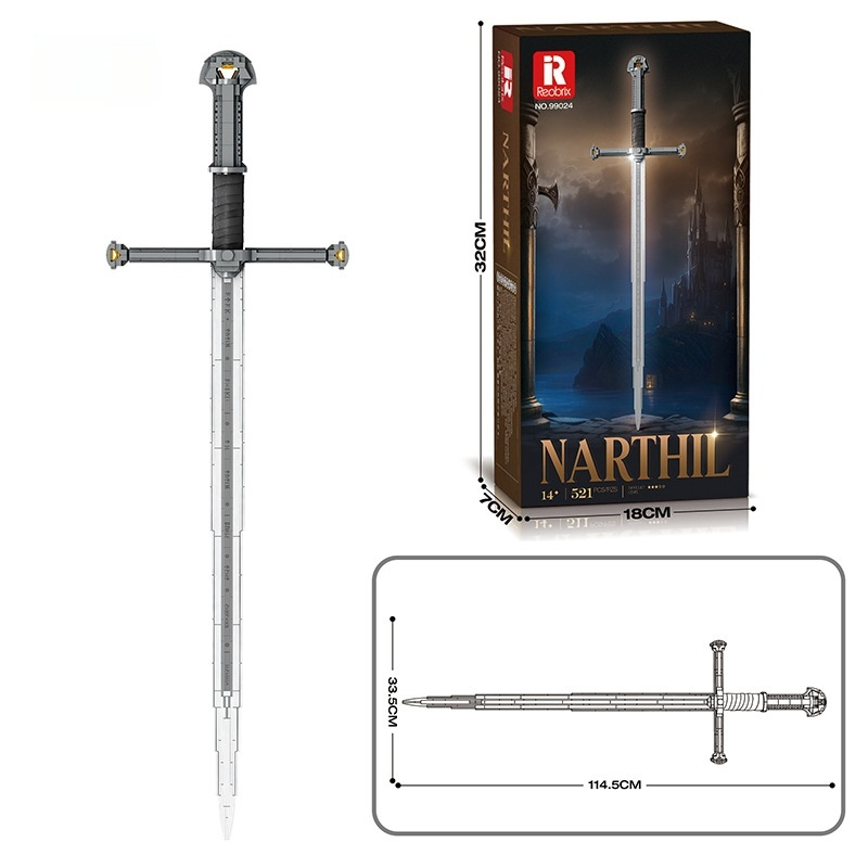 Building Block Lightsaber Assembly Model Boys Toy