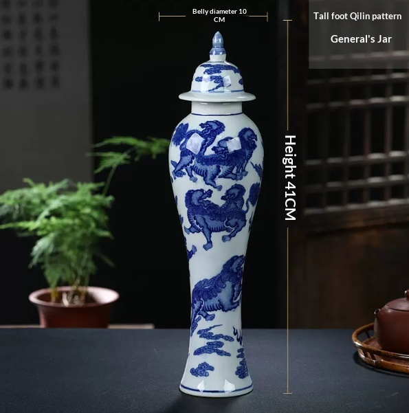 Blue and White Porcelain Vase, picture 5 of 5