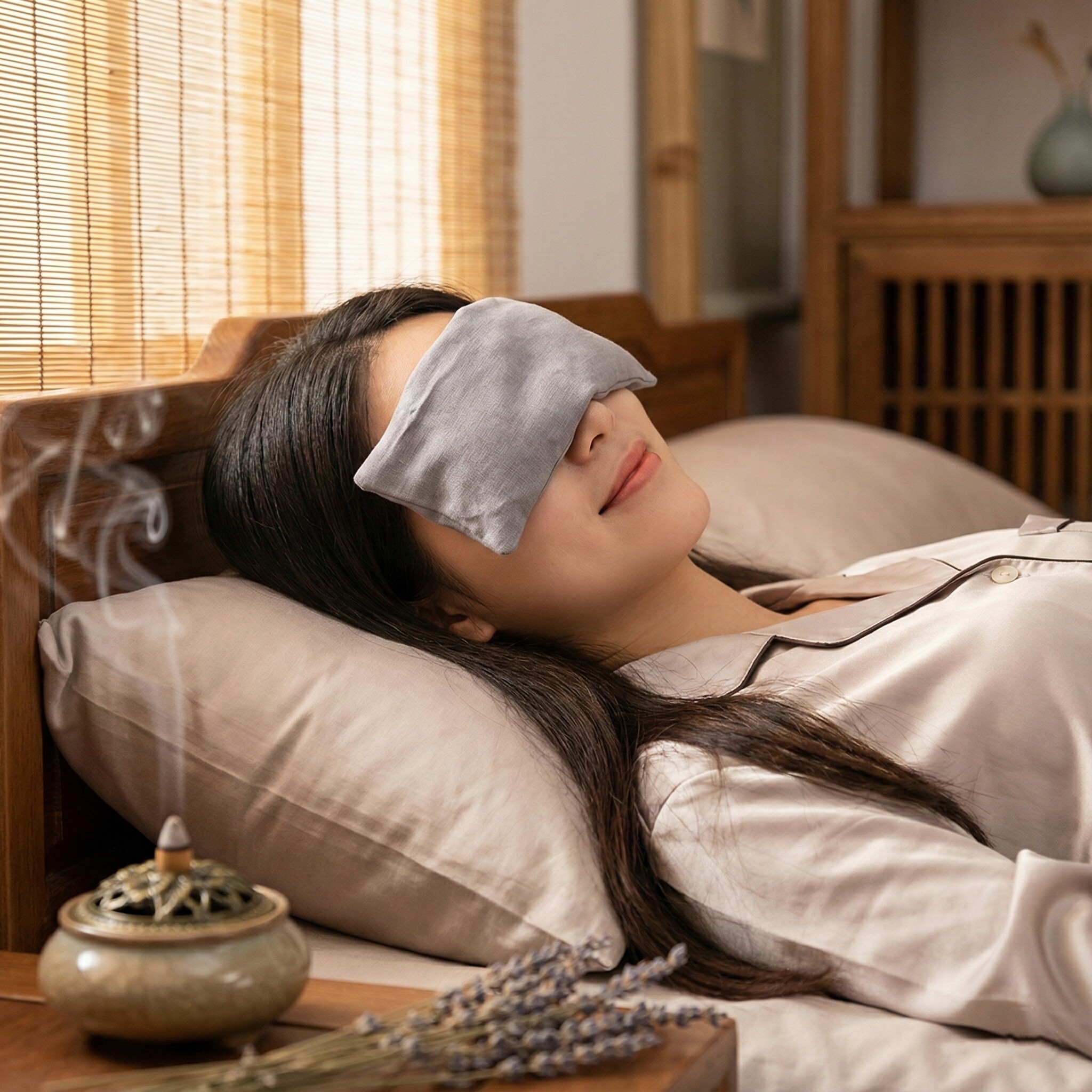 Couvre-Yeux Lavande — Détente et Relaxation Profonde - image 1