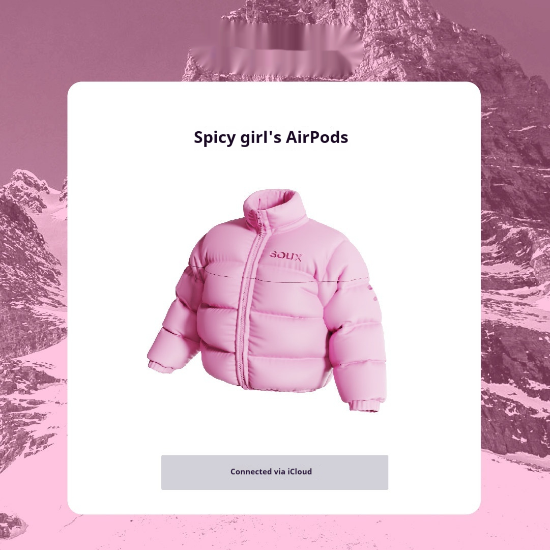 Down Jacket Headphone Protective Case