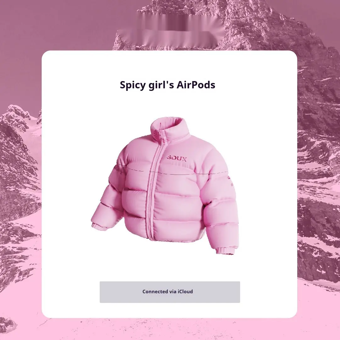 Down Jacket Headphone Protective Case
