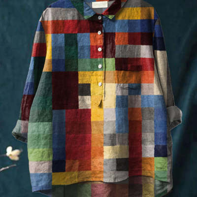 Women's Fashionable Printed Shirt Top