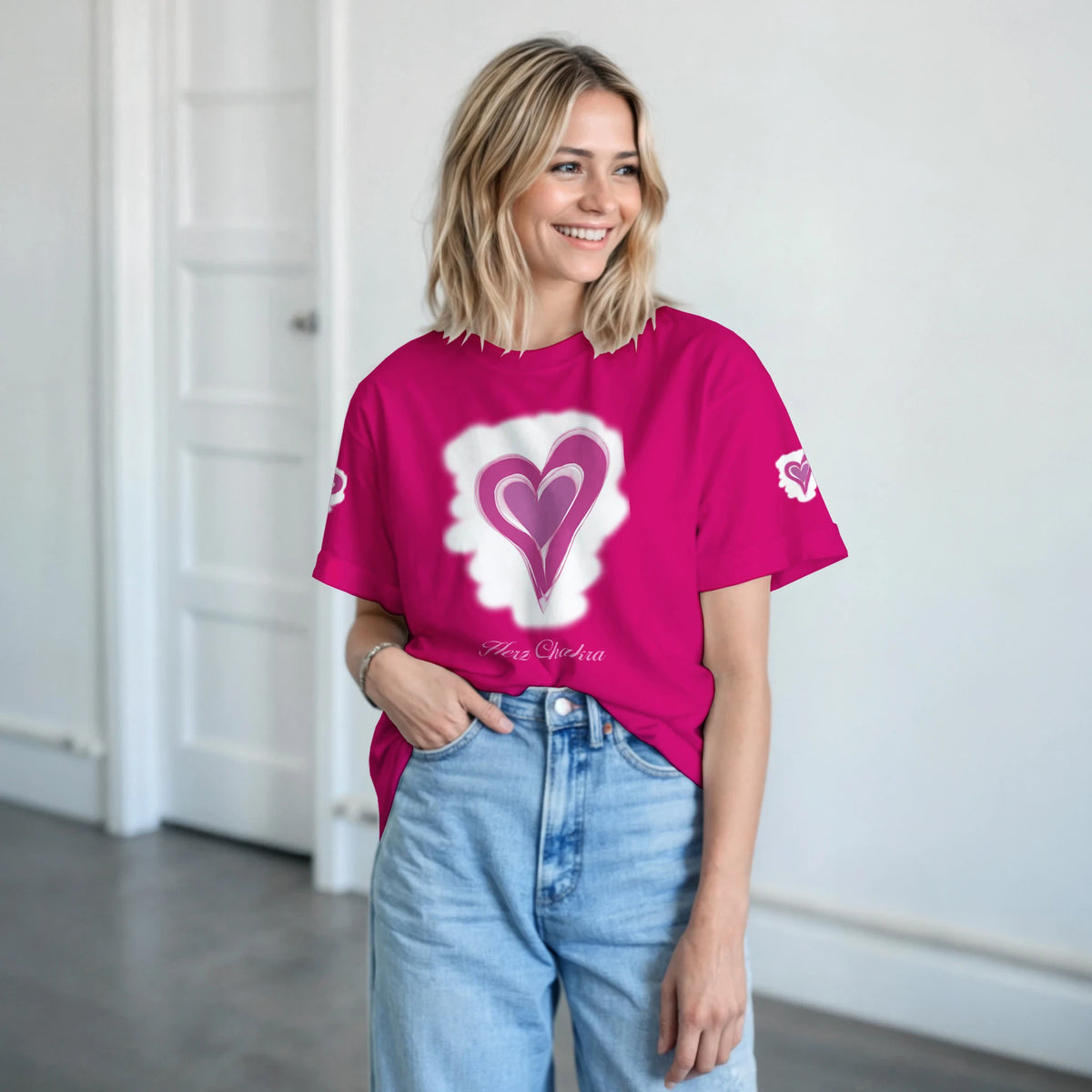 Foreign Trade Summer Short-Sleeve T-Shirts For Couples Men And Women