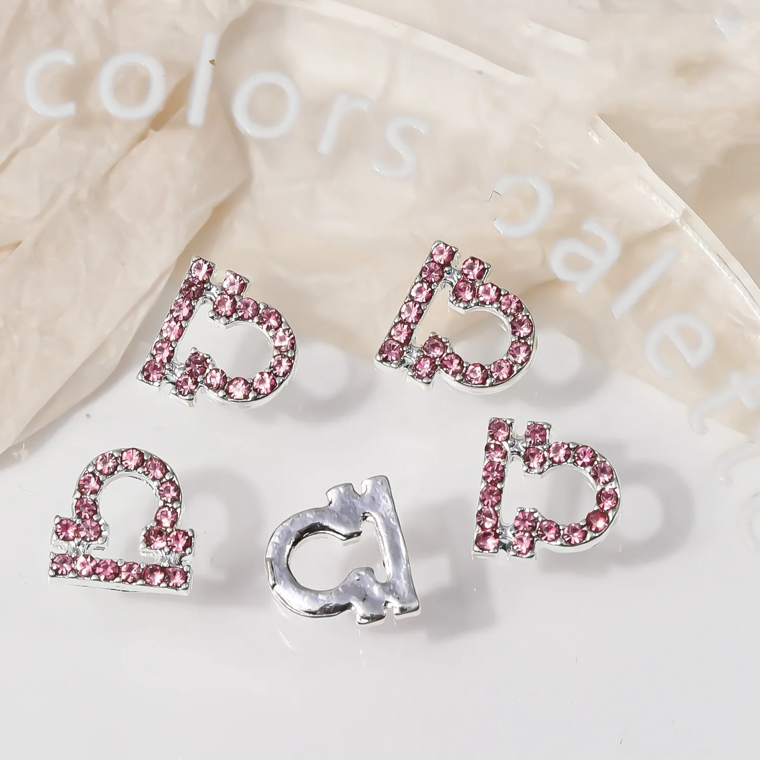 Twelve Constellations Manicure Ornaments Alloy