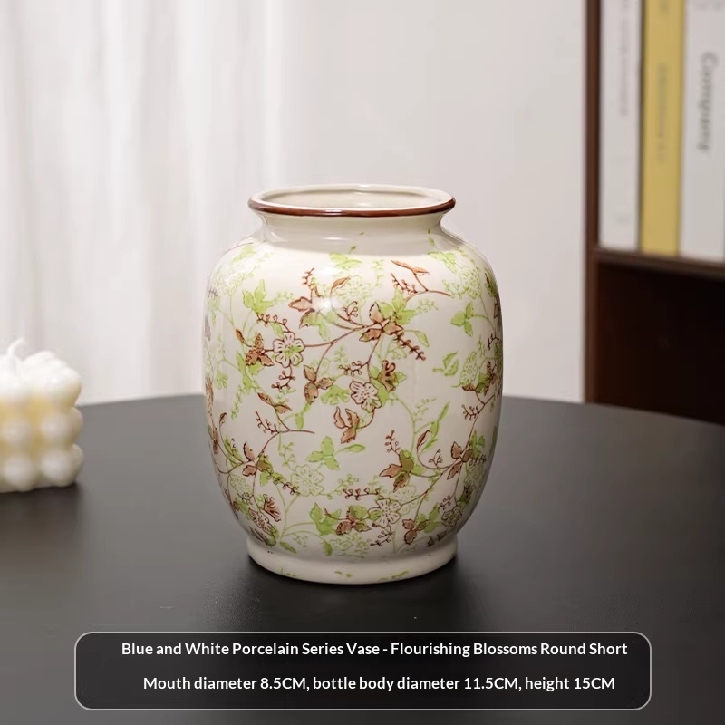 Ceramic Vase, Blue-and-White Porcelain, picture 6 of 6