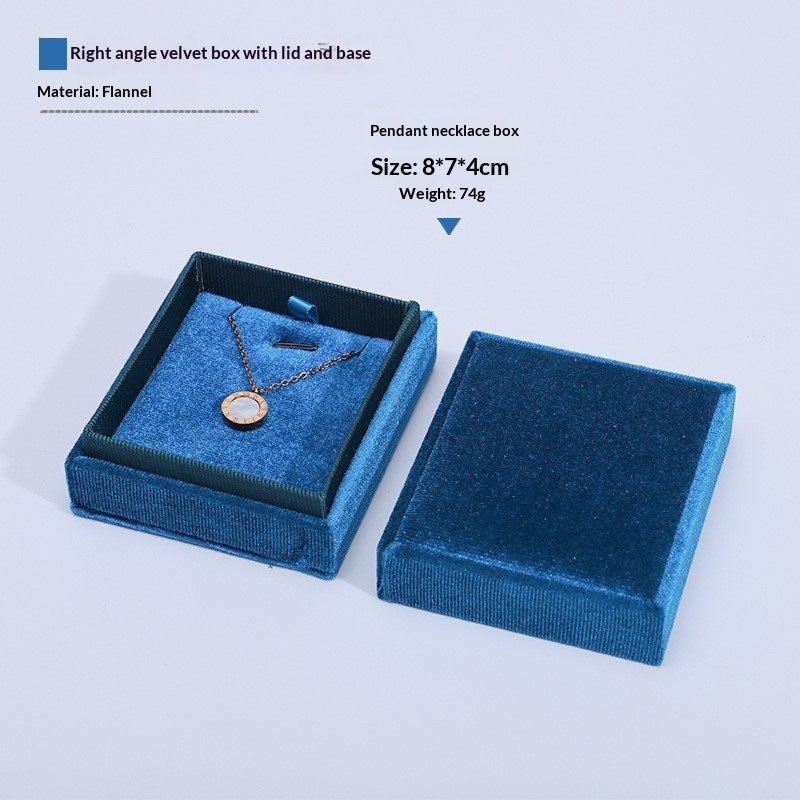 Hexagon Flannel Jewelry Box Packaging