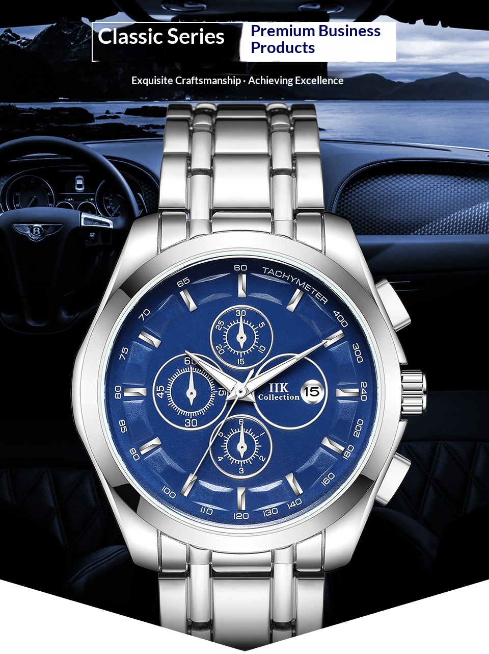 IIK Collection 1361 Calendar Quartz watch for Men