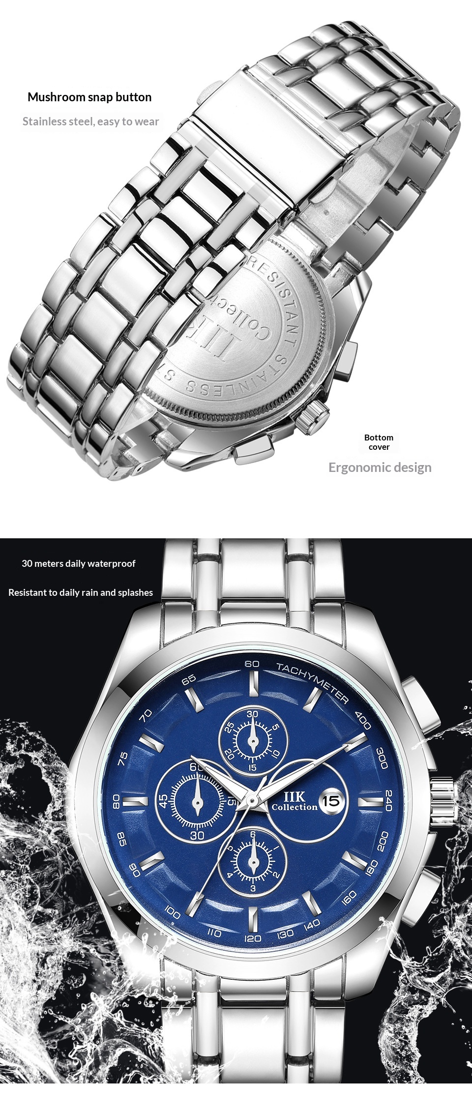 IIK Collection 1361 Calendar Quartz watch for Men