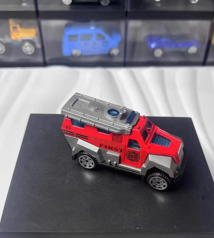 Alloy Fire Truck SWAT Vehicle Model Set