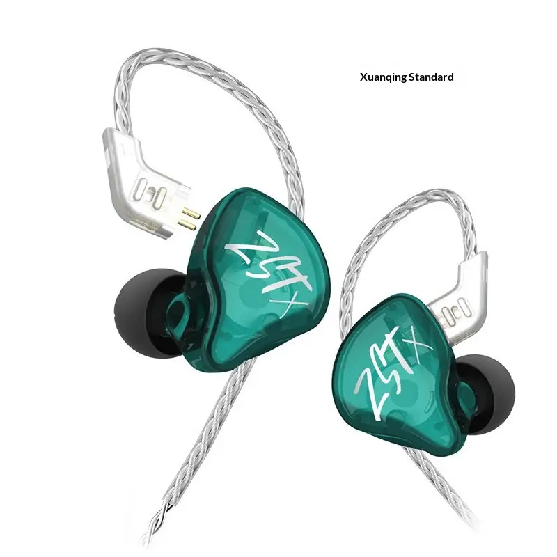 Hybrid Dynamicbalanced Armature In-ear Noise-canceling Music Headphones With Microphone