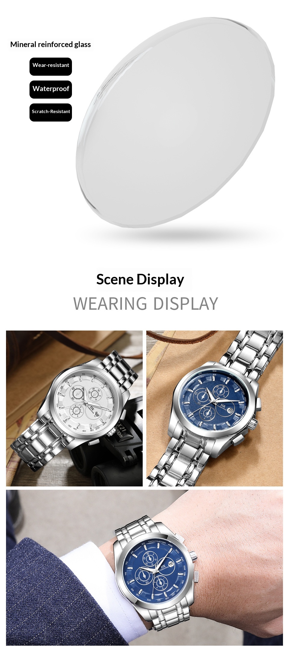 IIK Collection 1361 Calendar Quartz watch for Men