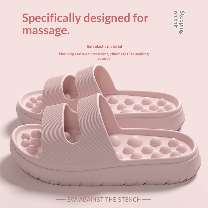 Women's Thick-Soled, Cushy Massage Slippers