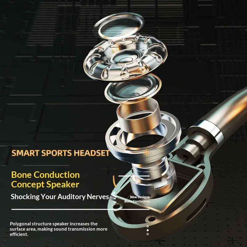 Bone Conduction Sports Bluetooth Headphones