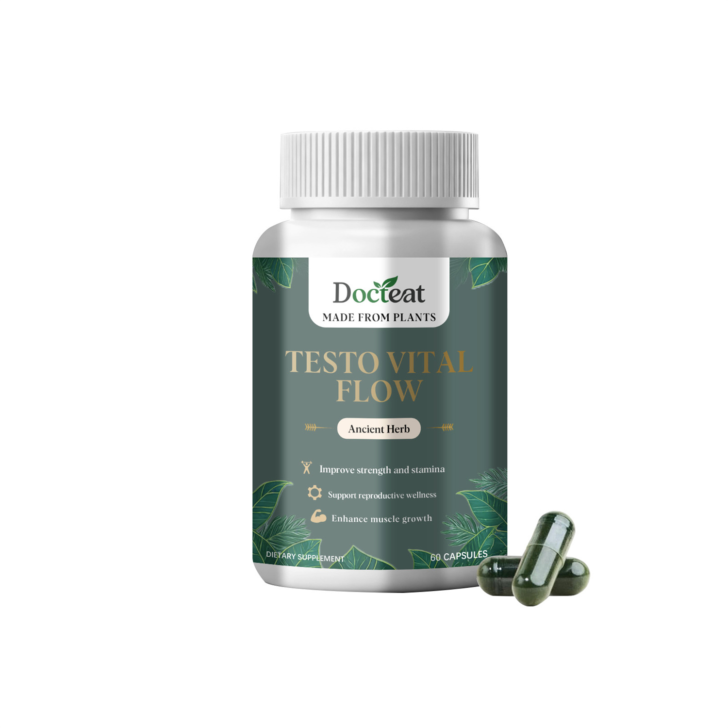 Testosterone-supported Herbal Capsules