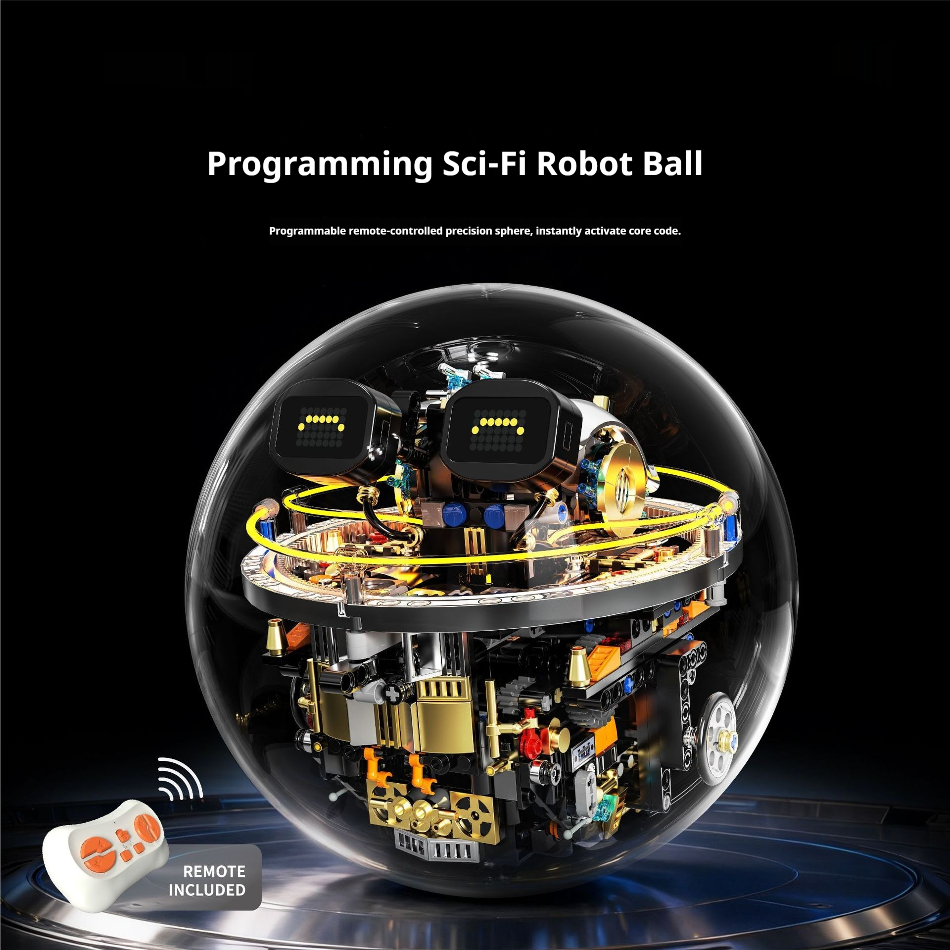 Sci-Fi Remote-Controlled Programmable Dynamic Robot Electric Toy Building Blocks