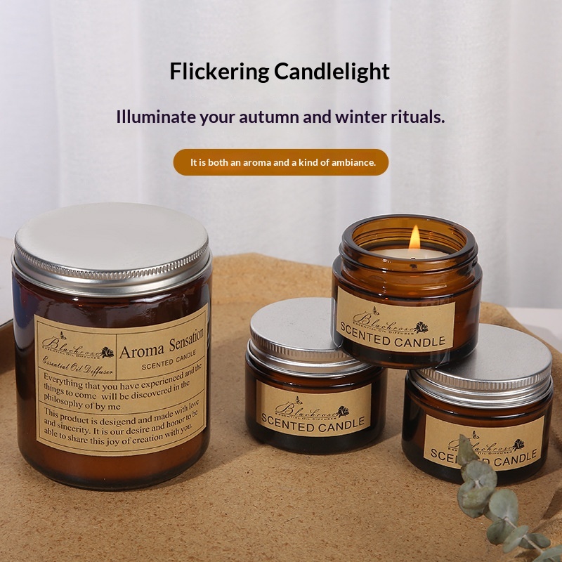 Aromatherapy Candle Jar DIY Handmade Fragrance - Image 3