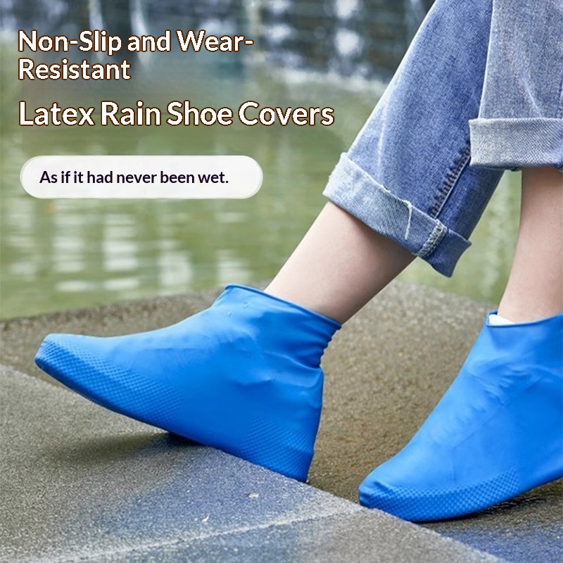 Outdoor Hiking Rain-Proof Shoe Covers Latex