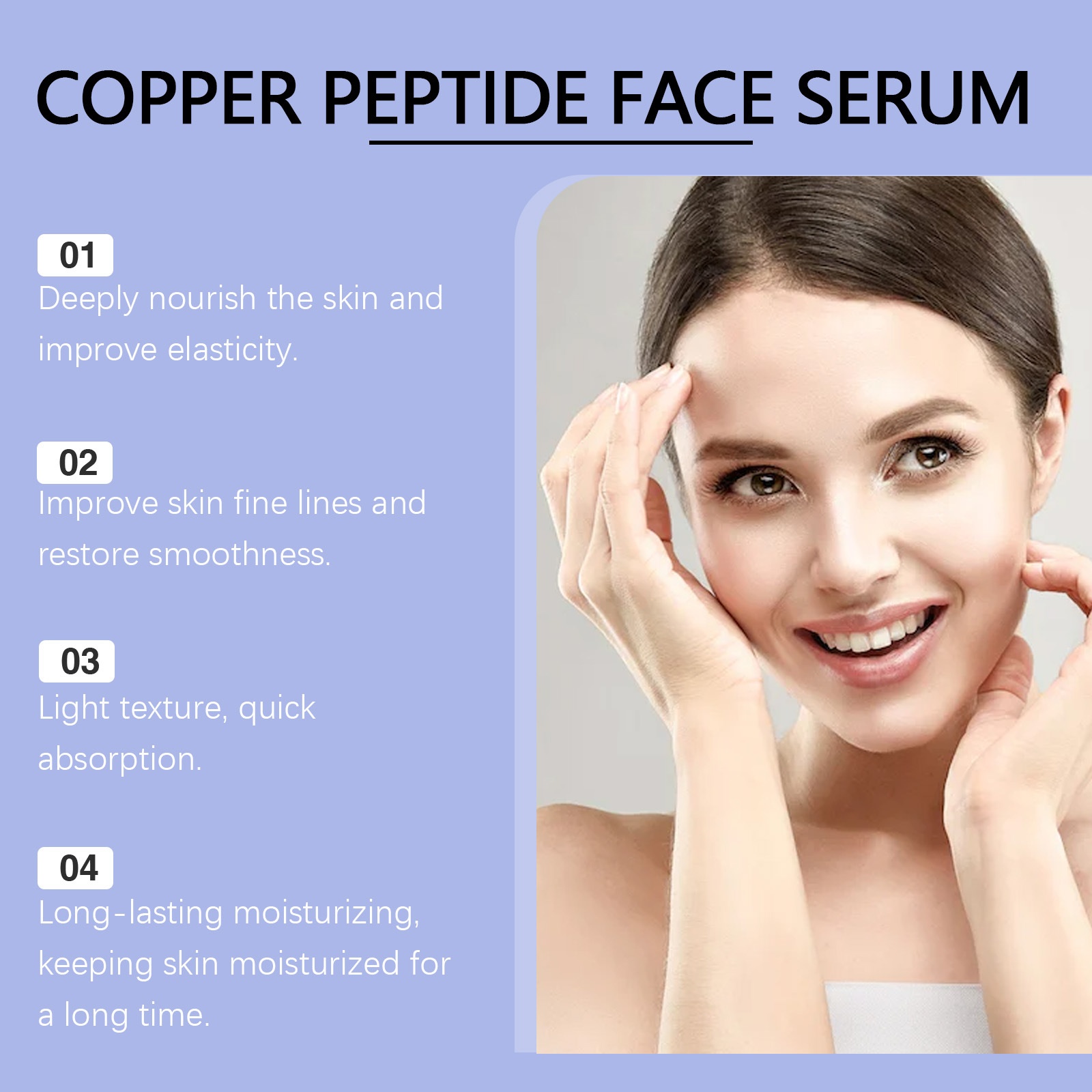 Copper Peptide Facial Liquid Hydrating, Moisturizing And Nourishing - Image 5
