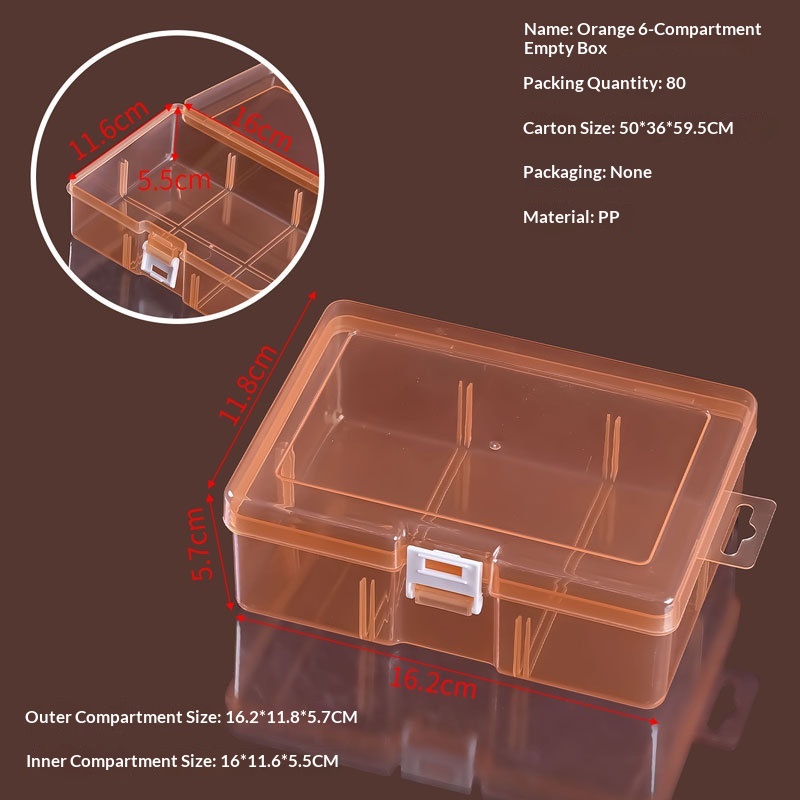 Rectangular Plastic Display Box With Lock Empty Box