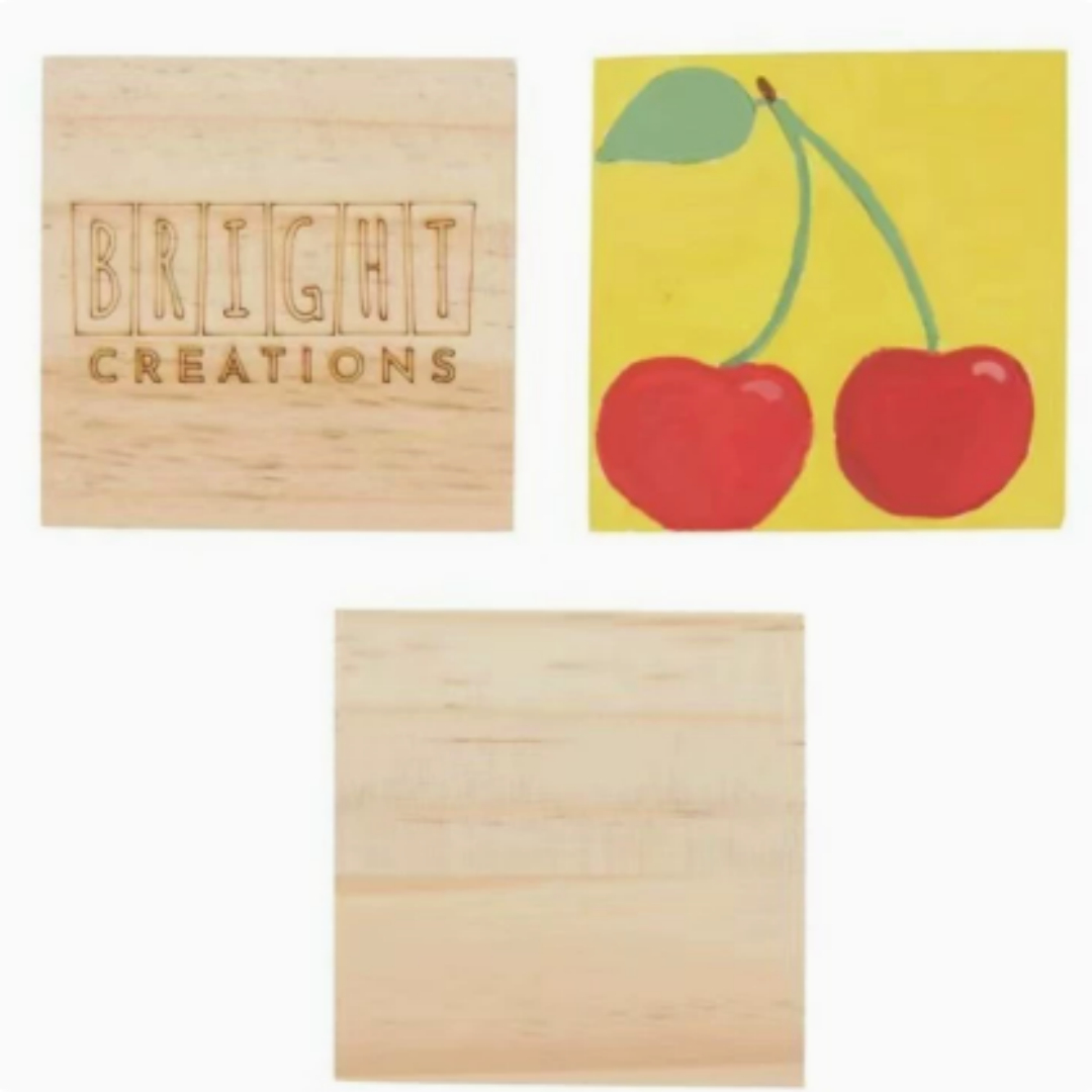Wooden Mini Art Easel Painting Square Wood Pieces Round Wood