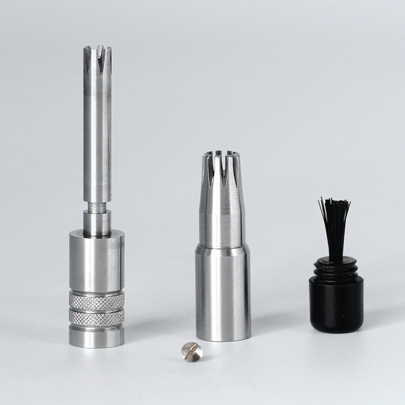 Manual Nose Hair Trimmer Unisex Scissors Cleaner