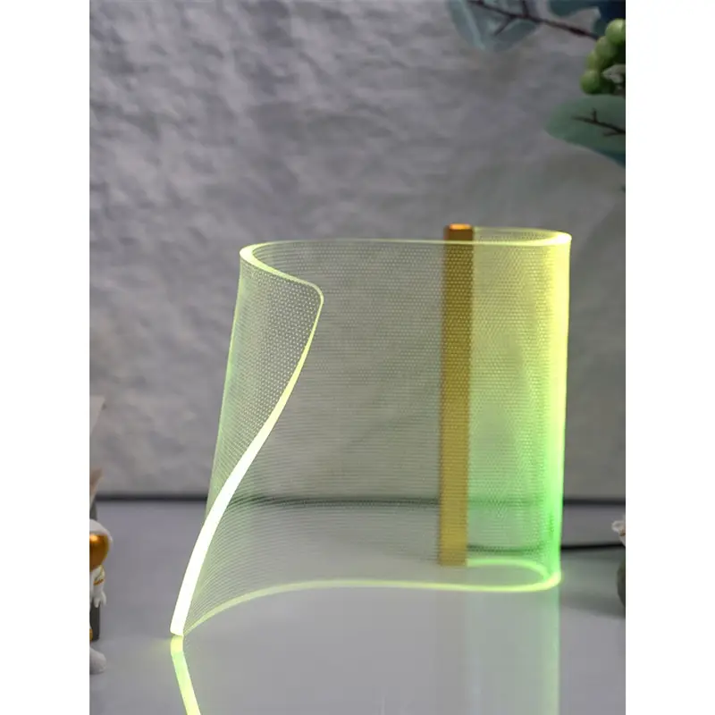 Sound-Activated Rhythmic LED Light Guide Acrylic Ambient Table Lamp