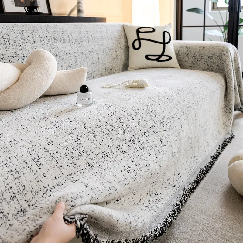 Chenille Sofa Cover Cloth Slipcover