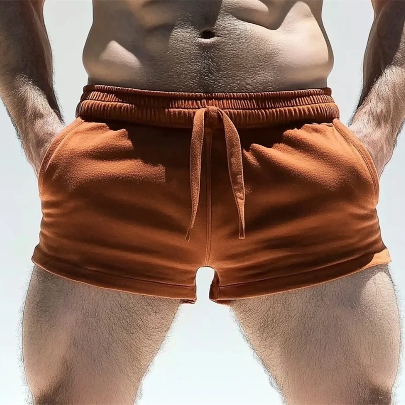 Casual Shorts With An Adjustable Drawstring