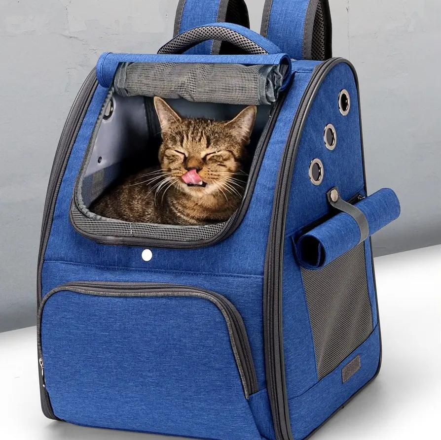 Pet Backpack Carrier For Cats Small Dogs