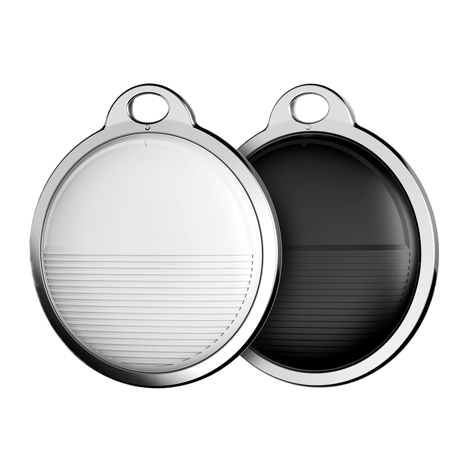 Locator Tracker clipped to a bag strap