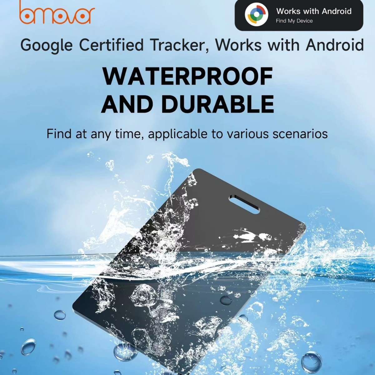 Anti-Lost Locator Tracker in white