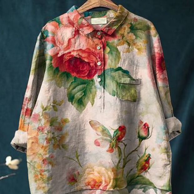 European And American-style Long-sleeve Women's Shirts