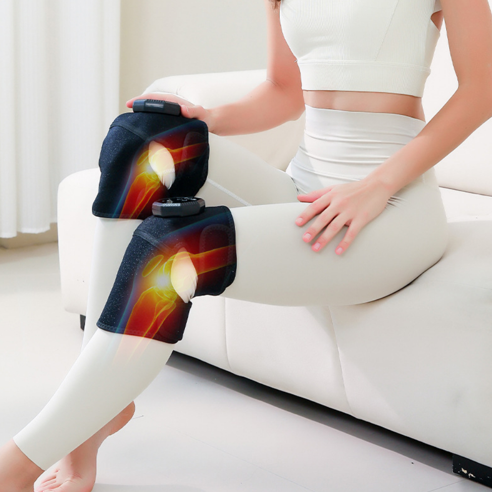 Knee Massager With Electric Heating And Heat Therapy Device