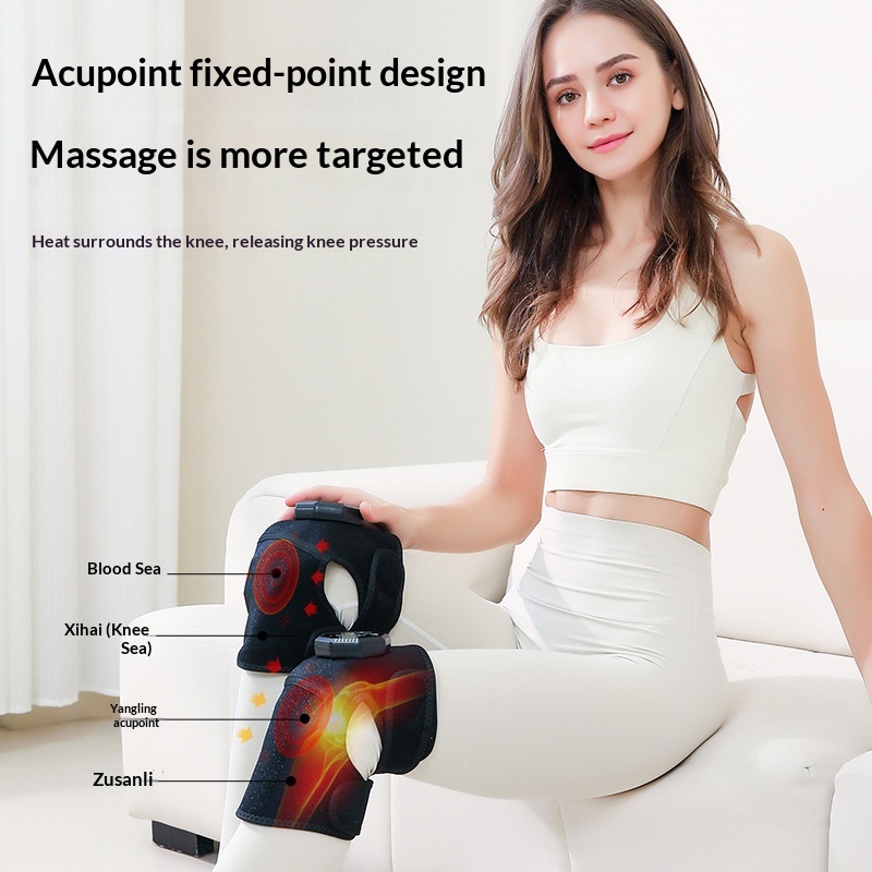 Knee Massager With Electric Heating And Heat Therapy Device