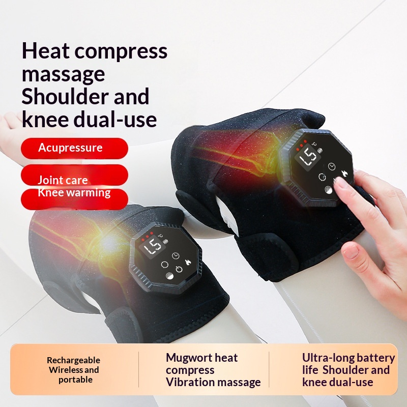 Knee Massager With Electric Heating And Heat Therapy Device