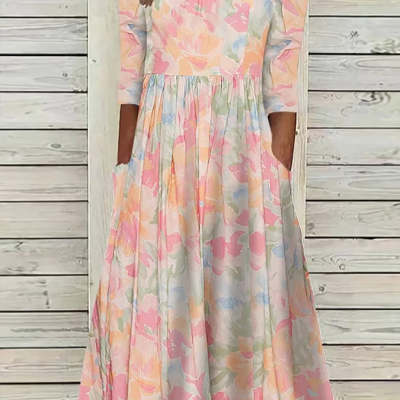 Plus-size Short-sleeve Dress For Women