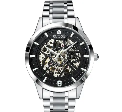 Men's Hollowed-Out Automatic Mechanical Watch