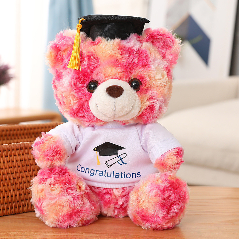 Cute Doctorial Hat Little Bear Doll