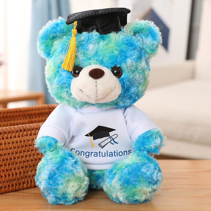 Cute Doctorial Hat Little Bear Doll