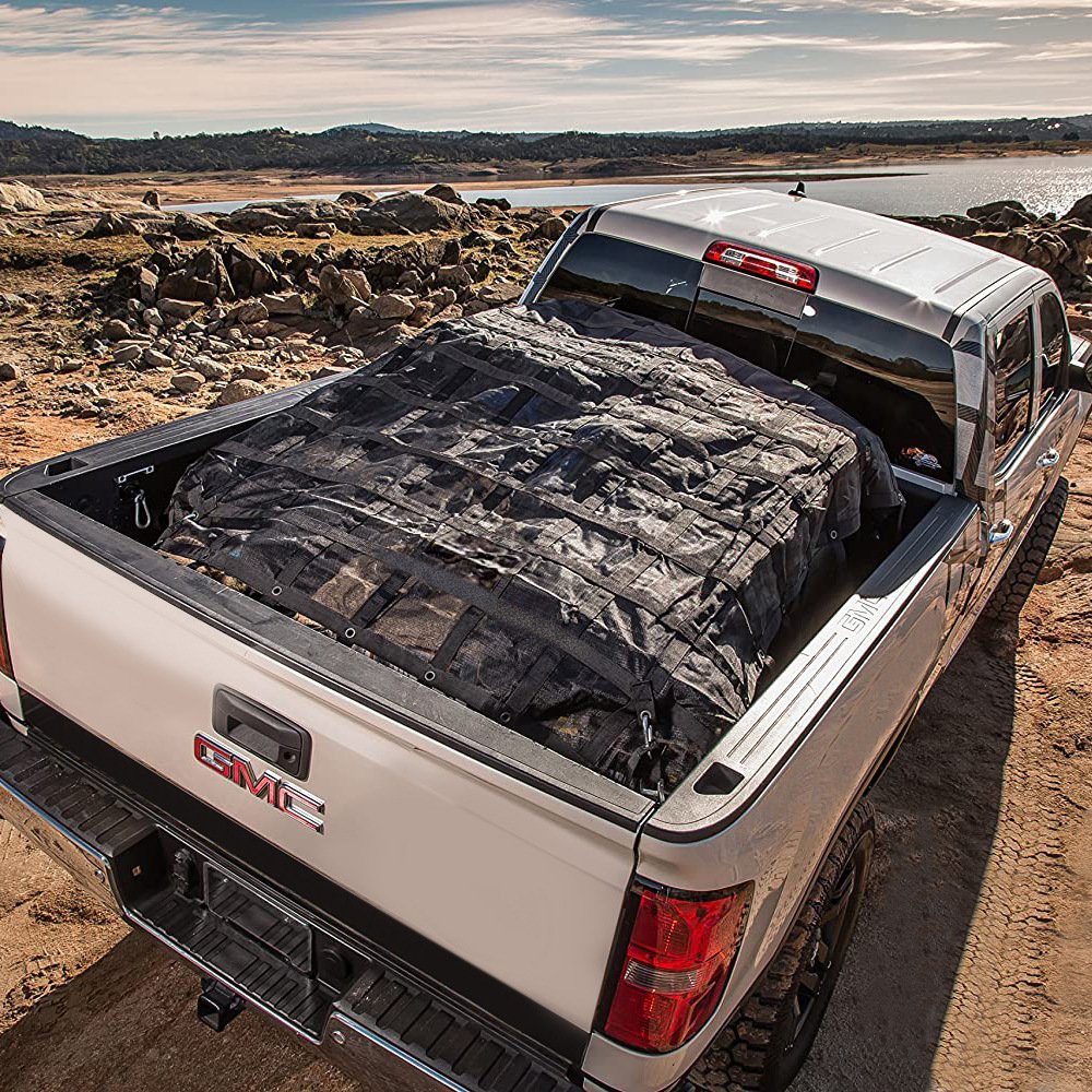 Protection And Concealment Of Pickup Truck Cargo Net