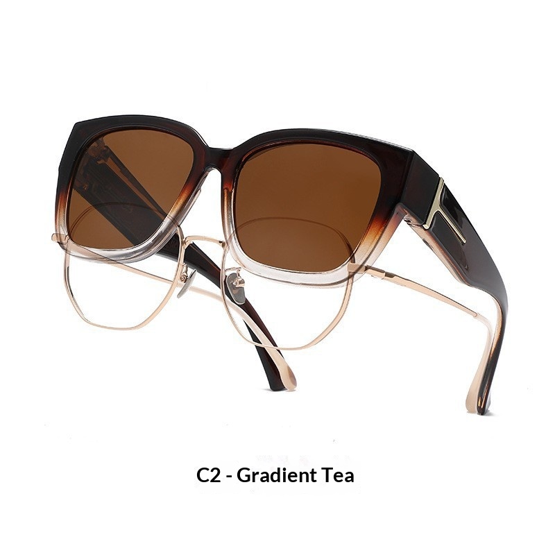 New Fashionable Myopia Glasses With Large Square Frames - Image 7