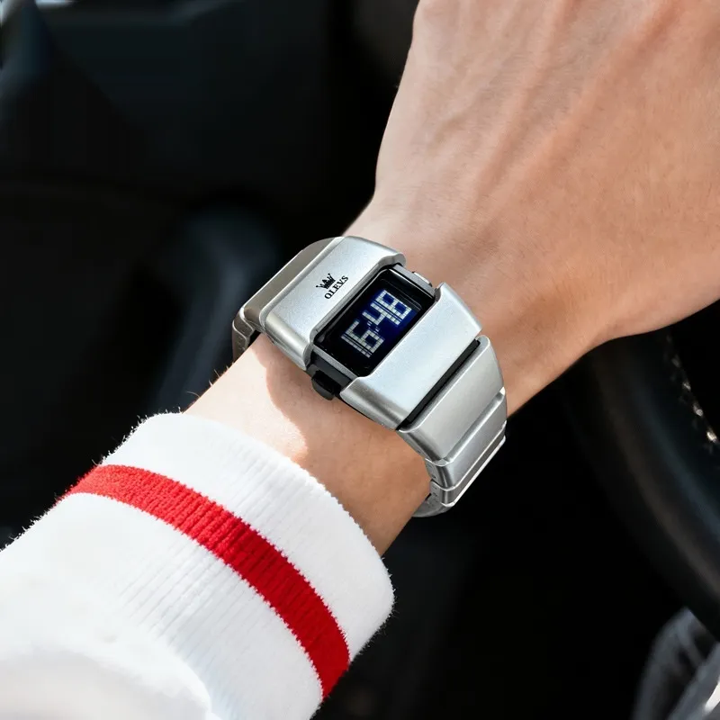 Fashionable Digital Display High-end Square-shaped Student Electronic
