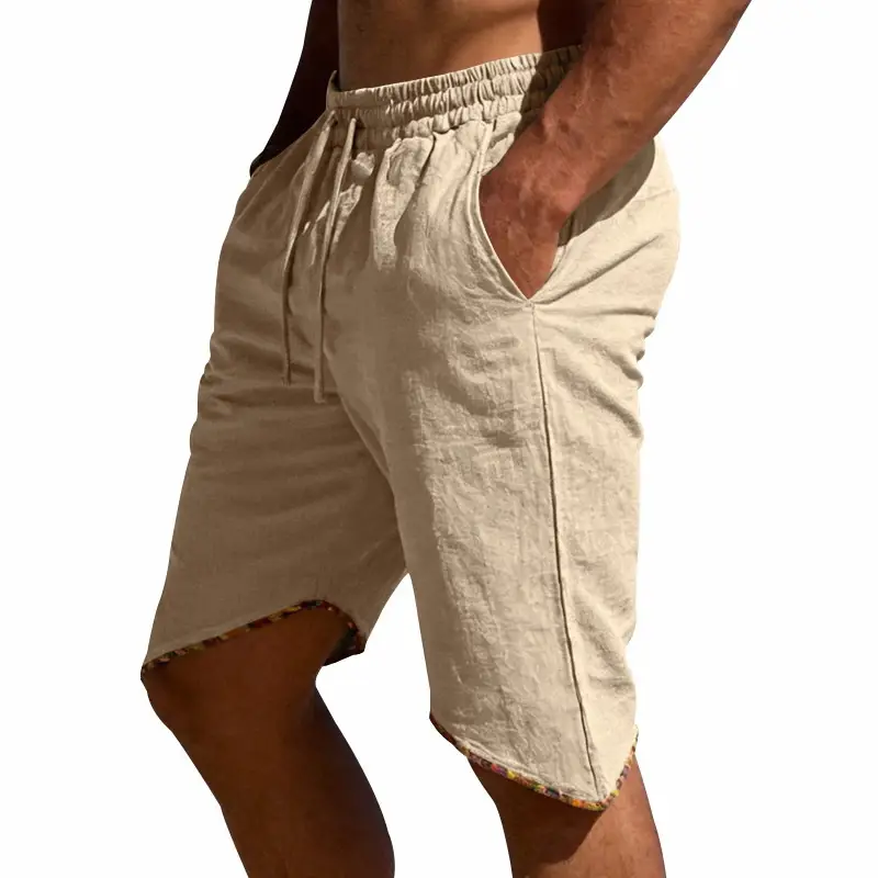 Men's Linen Loose Beach Casual Shorts