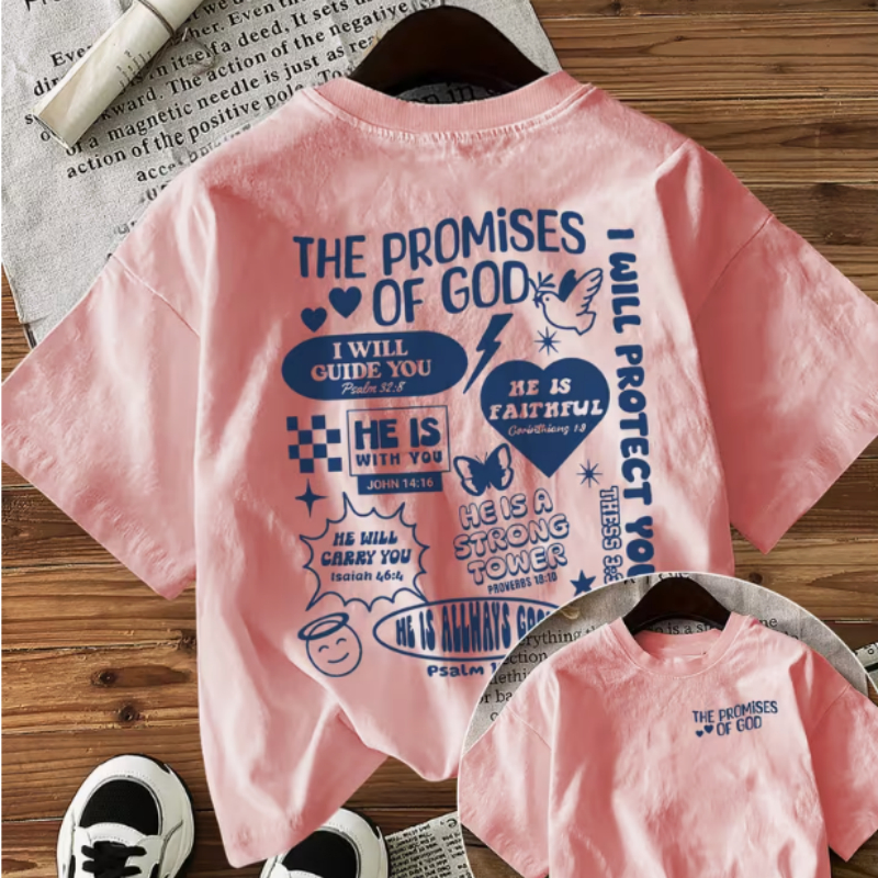 Heart- And Letter-Printed Cotton T-Shirt