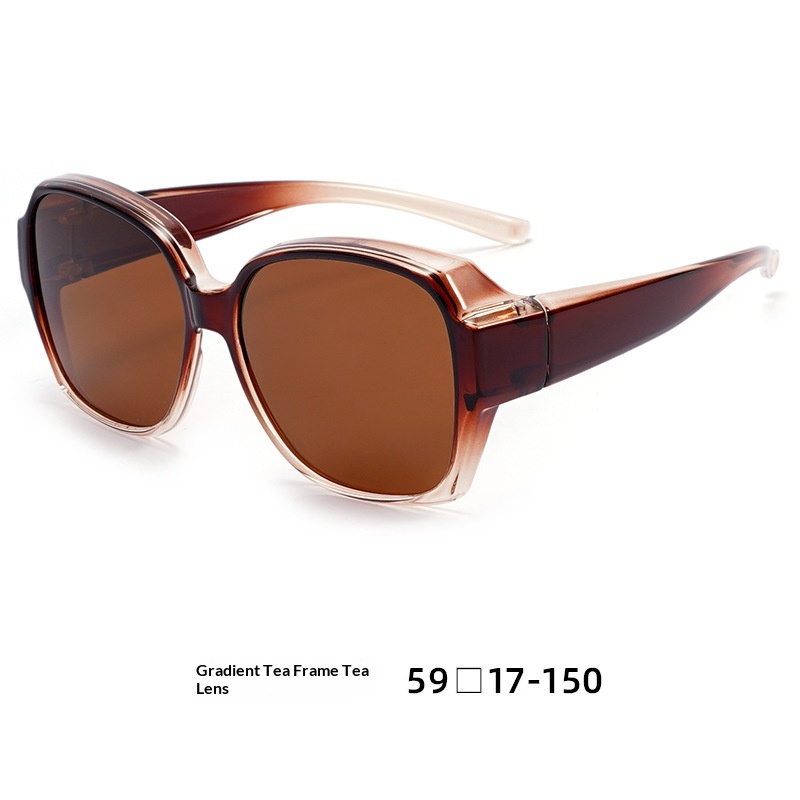 New Style Sunglasses With Myopia Lens Inserts Anti-glare - Image 6
