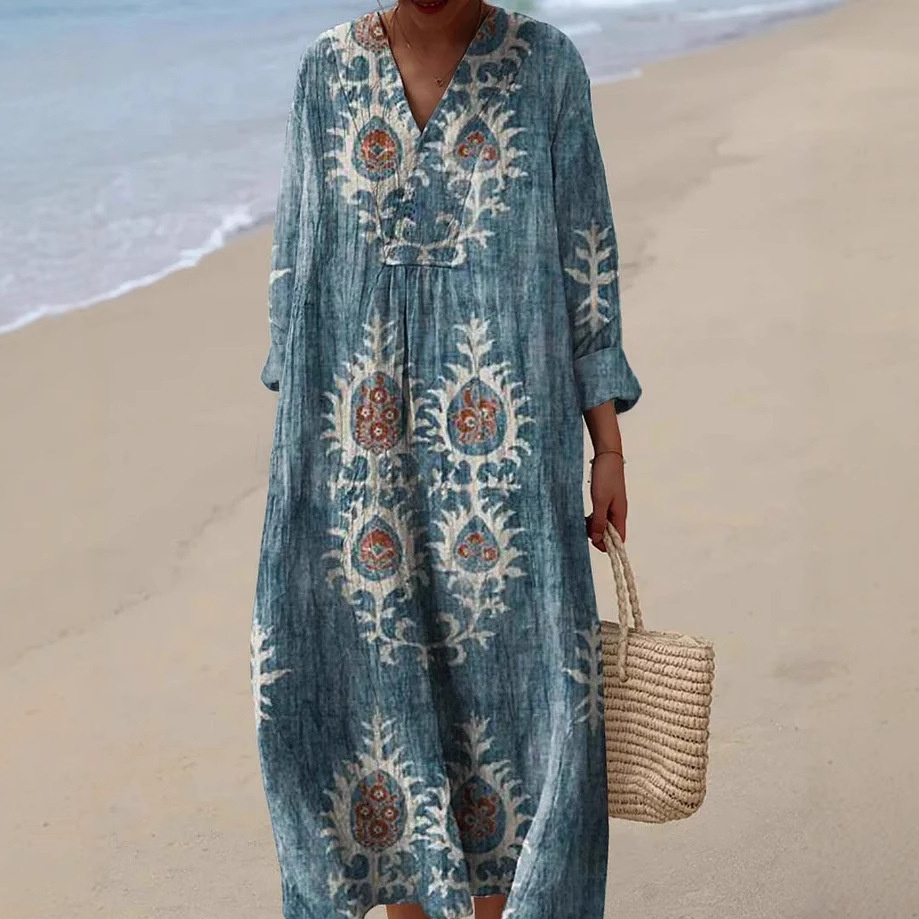 Plus-size Womens Solid-color Pocketed Short-sleeve Dress